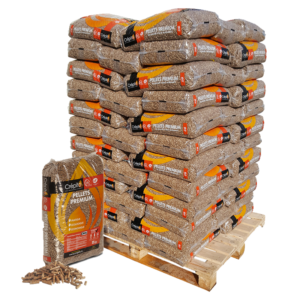 PALETTE De Granulés De Bois CREPITO - En Sac De 15kg