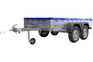 Unitrailer 264/2 Kipp + Roue Jockey + Bâche Plate Bleue