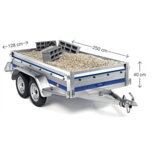 Remorque 2 Essieux 750Kg NorautoPremium 256